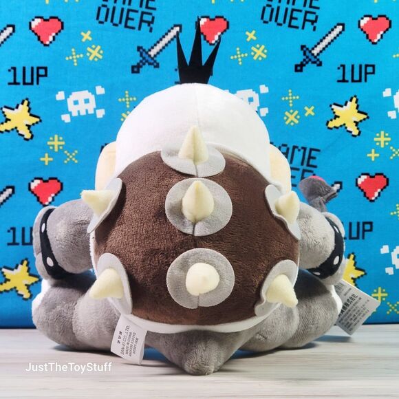 Super Mario Bros Morton Koopa Jr. 8" Sanei Nintendo Collectible Plush NWT - Picture 2 of 7